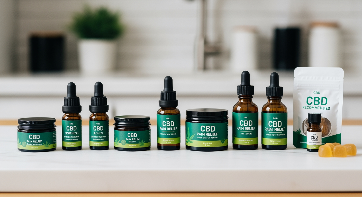 Produits CBD recommandés pour la douleur